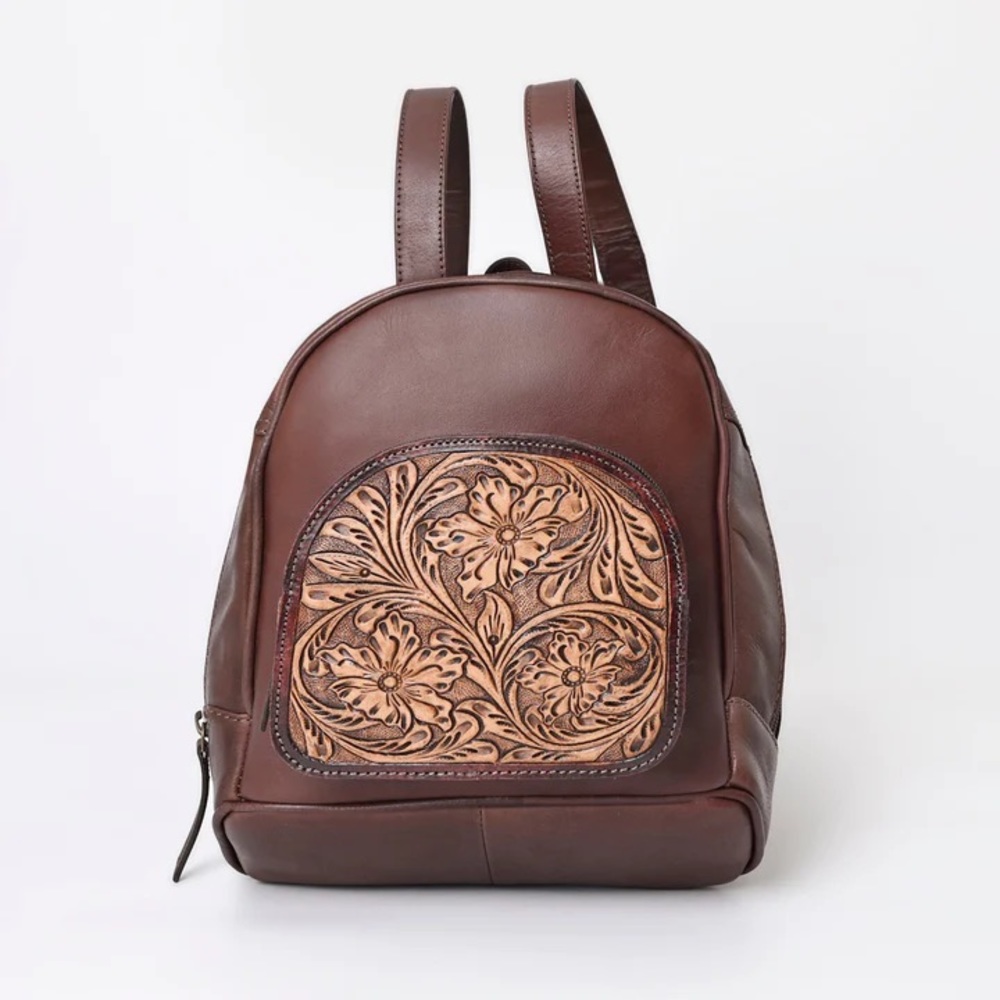 Montana west genuine cowhide backpack